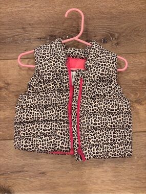 GAP Baby Leopard Print & Pink Vest